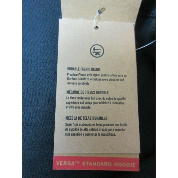 COPY - Vans Men's Versa Standard Water Resistant PO Hoodie Sweatshirt Black Whi… - Picture 5 of 5